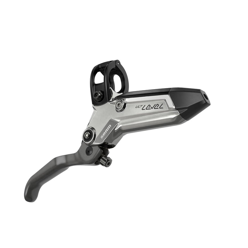 SRAM Disc Brake Level Ultimate Stealth 4 Piston Carbon Lever / TI Hardware / Reach Adjustable / Rear Hose C1 / Includes MMX Clamp / Rotor / Bracket Sold Separately Clear Ano