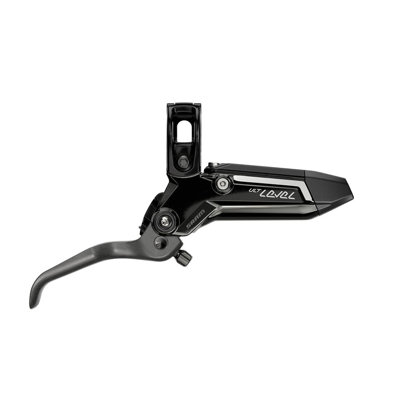 SRAM Disc Brake Level Ultimate Stealth 2 Piston Carbon Lever / TI Hardware / Reach Adjustable / Rear Hose C1 / Includes MMX Clamp / Rotor / Bracket Sold Separately Black Ano