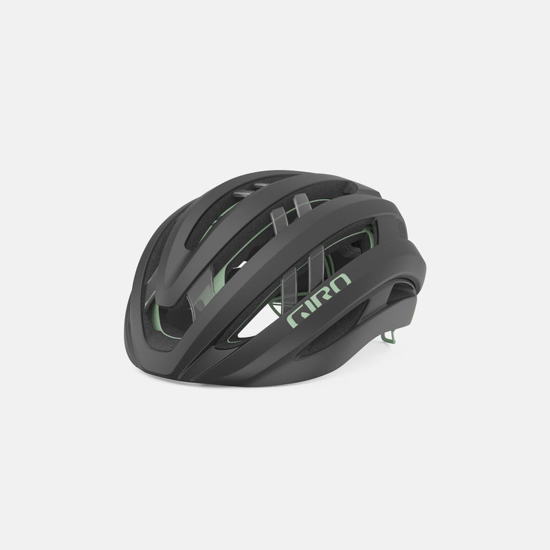 Giro Aries Spherical Helmet Matt Metallic Coal / Spice Green
