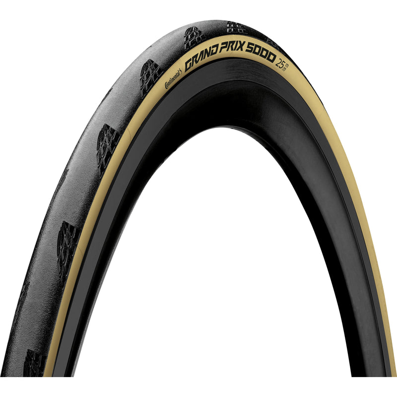 Continental Grand Prix 5000 All-Season Tubeless Ready Foldable Tyre Black / Cream