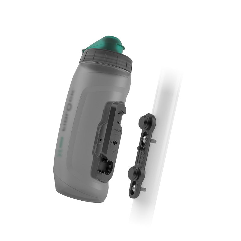 Fidlock TWIST Anti-Bac Bottle + Bike Base Transparent Black / Green
