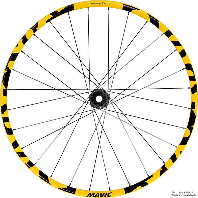 Mavic Deemax DH 6 Bolt 20x110 Front Wheel Yellow