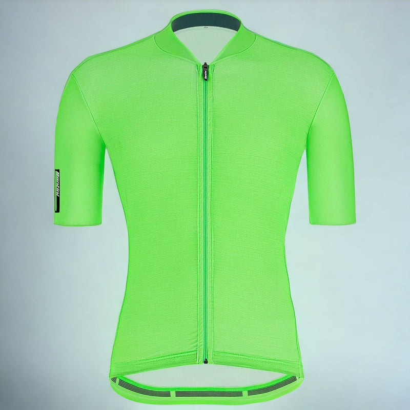 EX Display Santini SS21 Color Short Sleeve Jersey Flashy Green - XX Large