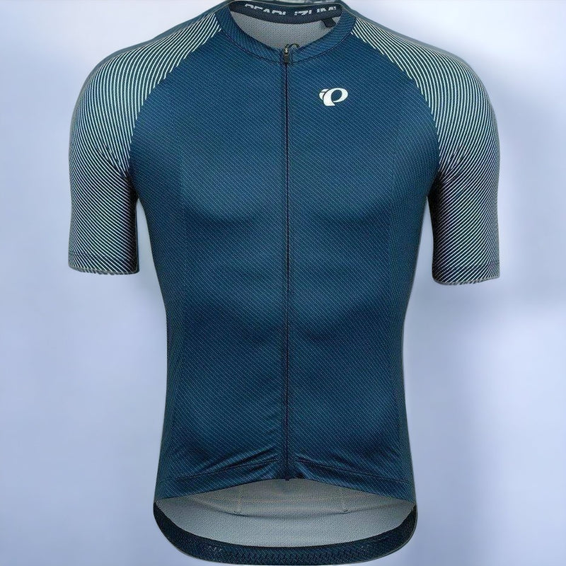 EX Display Pearl Izumi Men's Interval Jersey Navy / White Bevel - Extra Large