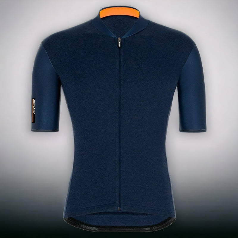 EX Display Santini SS21 Color Short Sleeve Jersey Nautica Blue - Medium