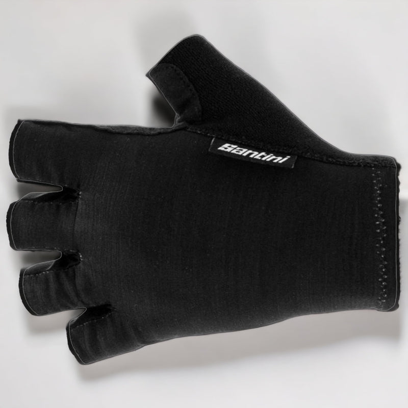 EX Display Santini SS21 Cubo Cycling Gloves Black - Extra Large