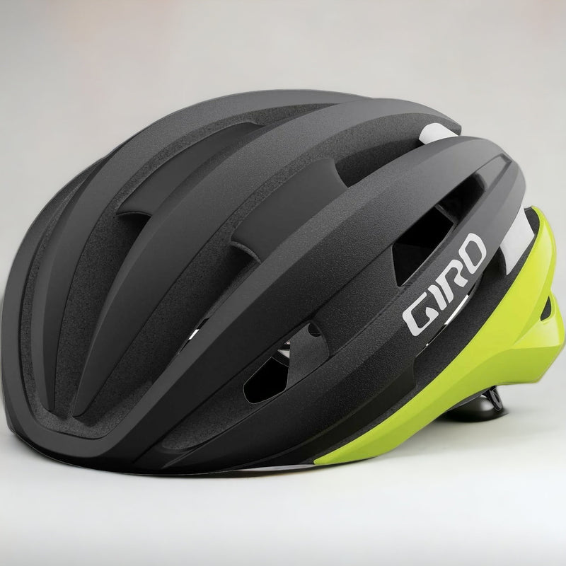 EX Display Giro Synthe MIPS 2 Road Helmet Matt Black / Highlight Yellow - S - 51-55 CM