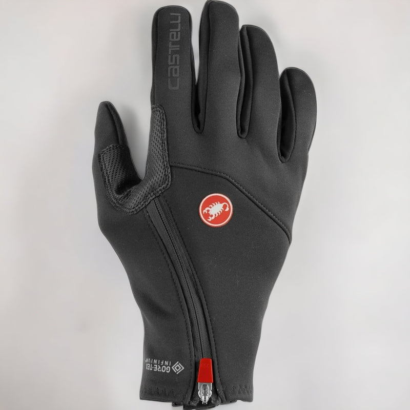 EX Display Castelli Mortirolo Gloves Light Black - Extra Small