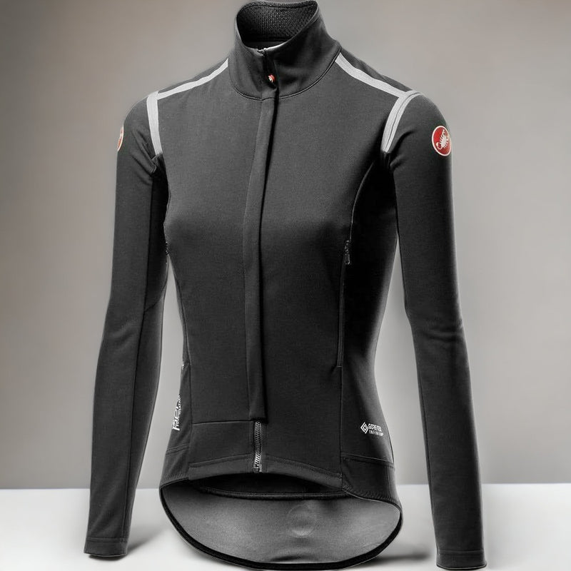 EX Display Castelli Perfetto RoS Long Sleeves Women's Jacket Light Black - Small