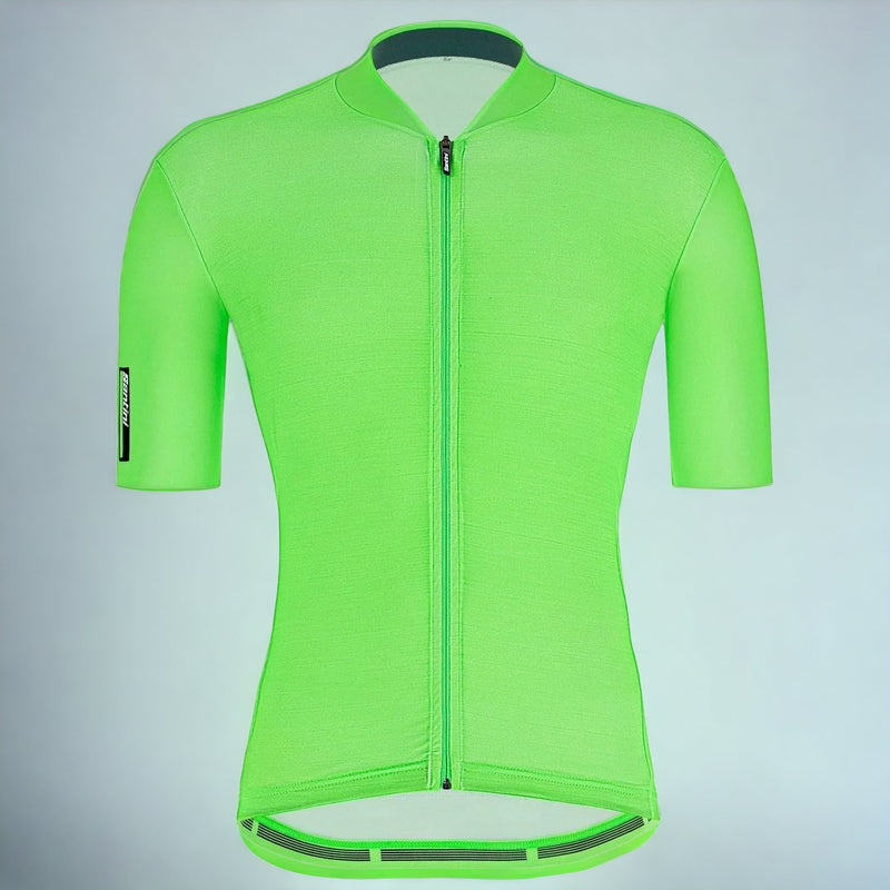 EX Display Santini SS21 Color Short Sleeve Jersey Flashy Green - Extra Large