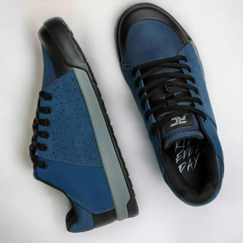 EX Display Ride Concepts Livewire Mens Flat Shoes Blue Smoke - UK 8