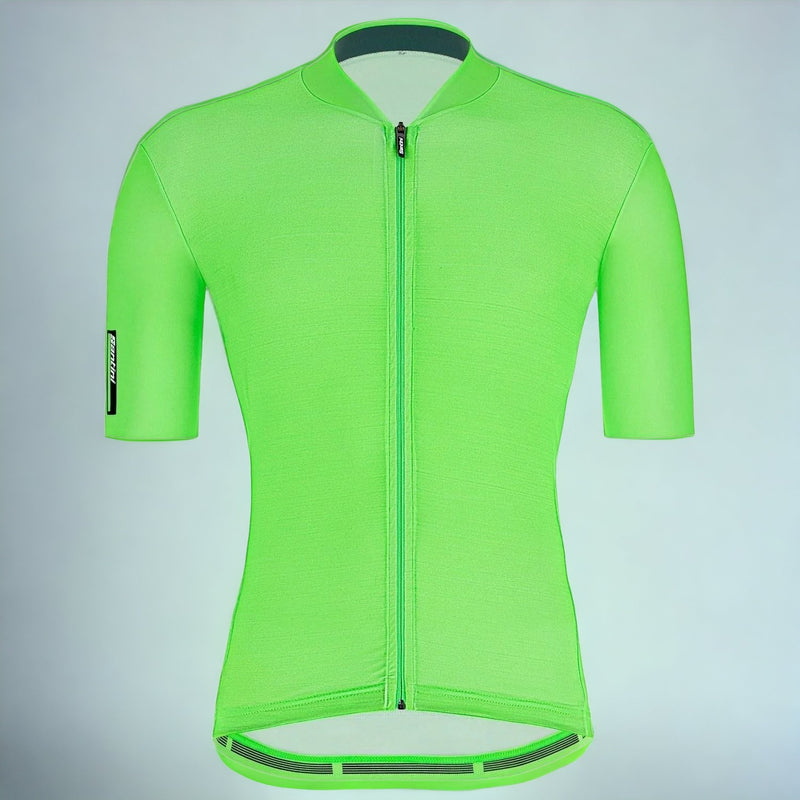 EX Display Santini SS21 Color Short Sleeve Jersey Flashy Green - Large