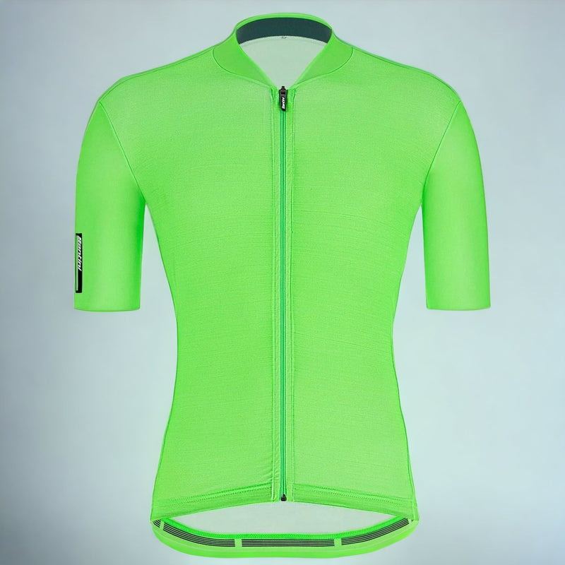 EX Display Santini SS21 Color Short Sleeve Jersey Flashy Green - Medium