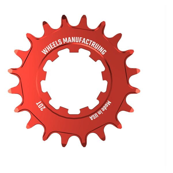 Wheels Manufacturing Solo-XD 20 Tooth Cog 7075 Aluminium Red