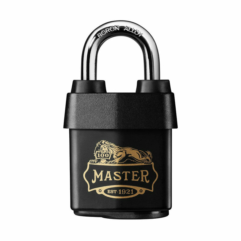 Master Lock 100-Year Celebration Ltd Ed 1921D Covered Laminated Padlock Black