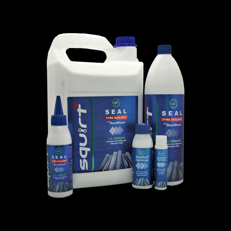 Squirt Seal Tyre Sealant With Beadblock Blue / White