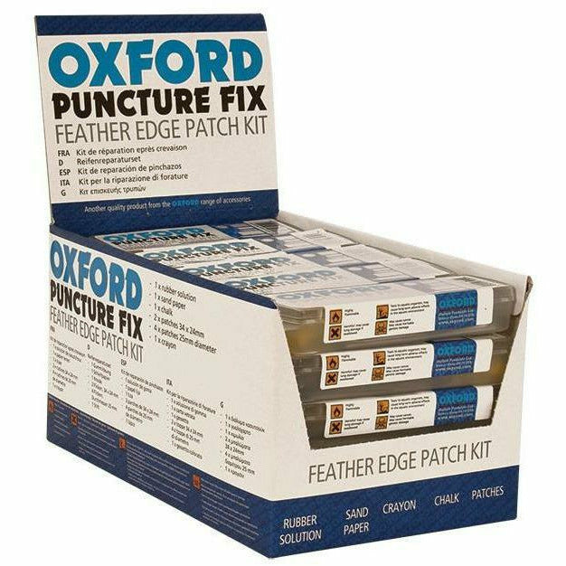 Oxford Cycle Puncture Repair Kit - Box Of 25