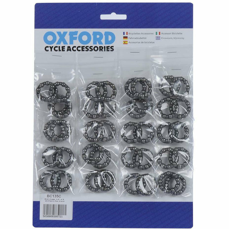 Oxford Ball Cage - 20 Pairs Silver