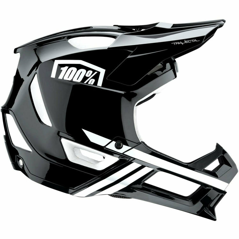 100% Trajecta Fidlock Helmet Black / White