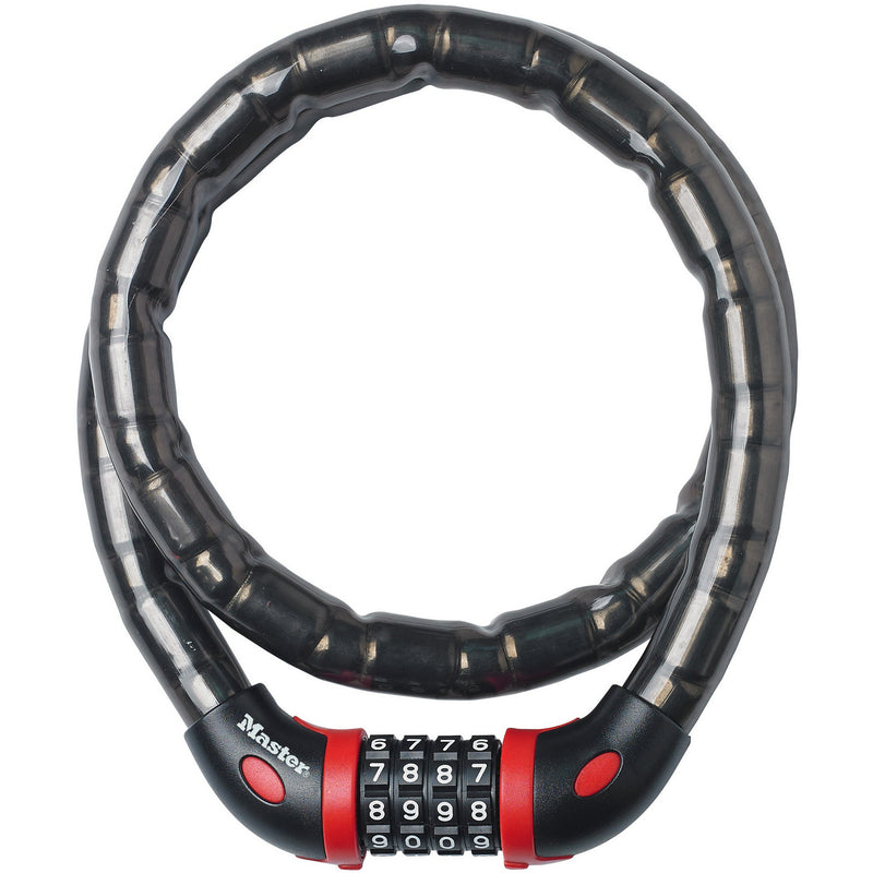 Master Lock Armoured Cable Combination Lock Black