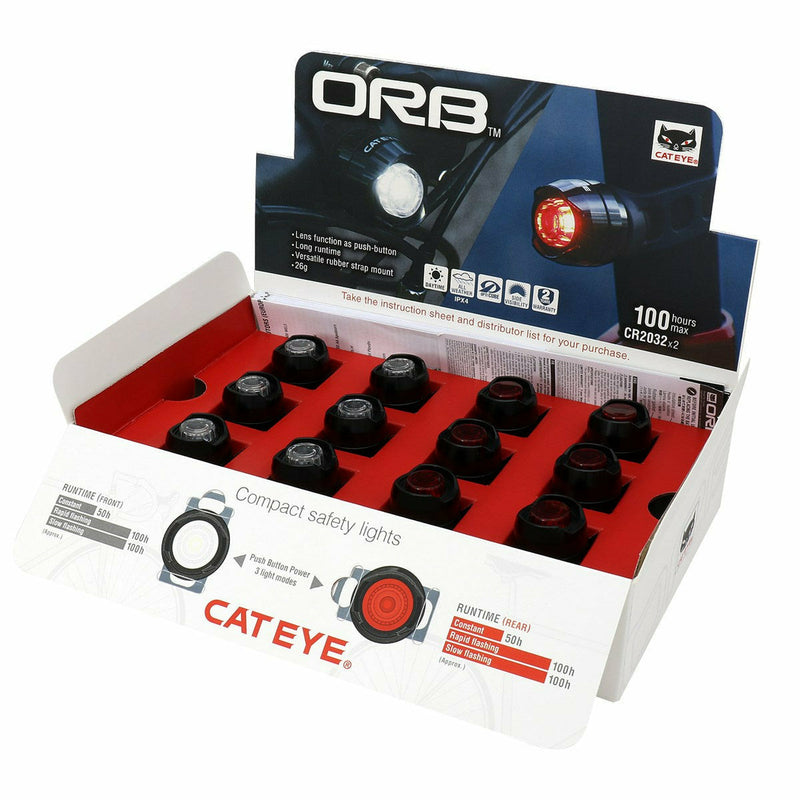 Cateye ORB Front & Rear Retail Box Kit