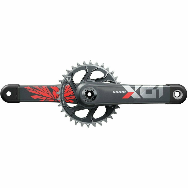 SRAM Crankset X01 Eagle Boost 148 Dub 12S With Direct Mount 32T X-Sync 2 Chainring Dub Cups / Bearings Not Included C2 Lunar Oxy