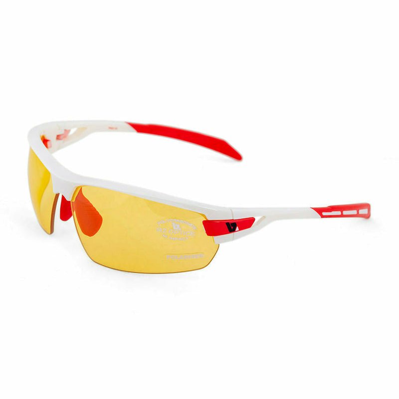 BZ Optics PHO HD Yellow Polarised Glasses White / Red