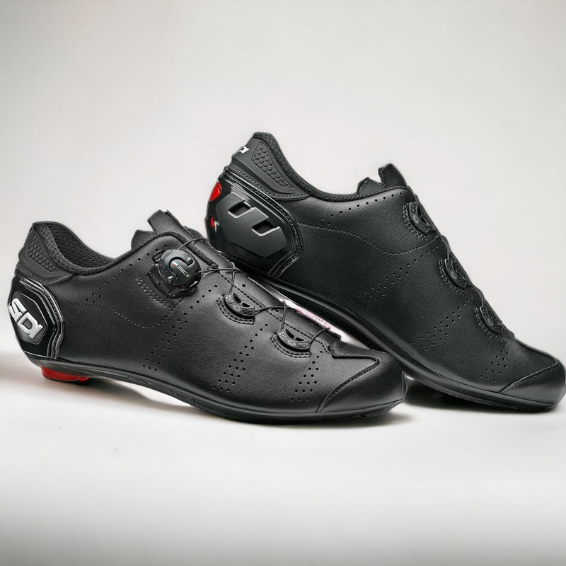 EX Display Sidi Fast Road Shoes Black / Black - 45