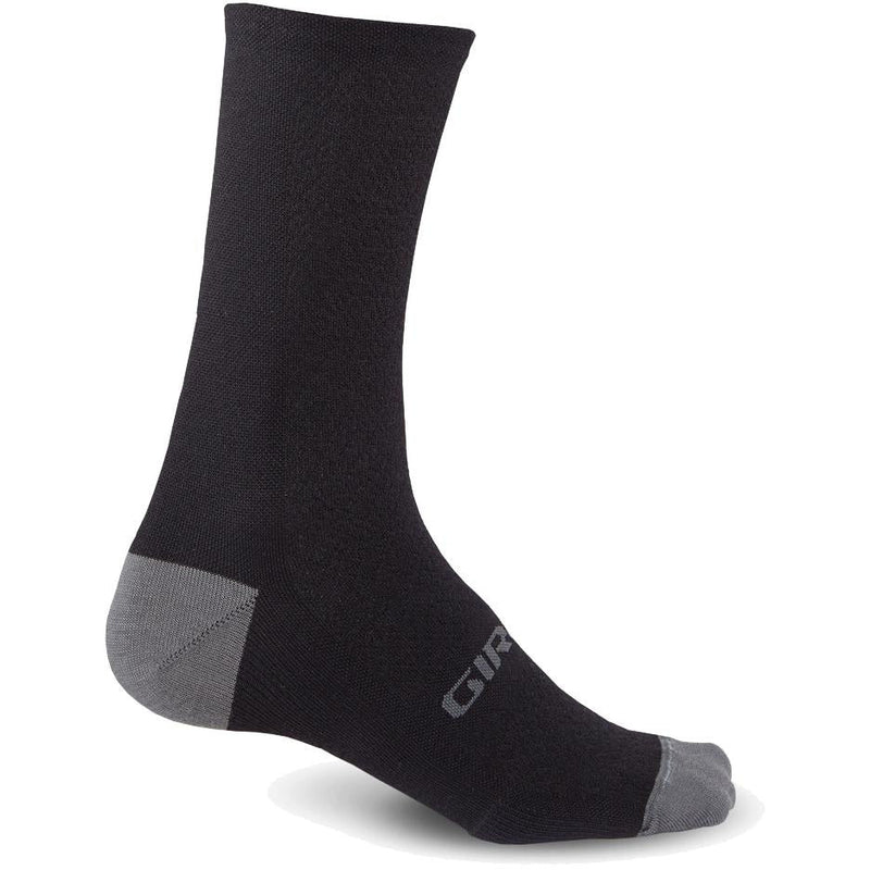 Giro HRC+ Merino Wool Cycling Socks 2019 Black / Charcoal