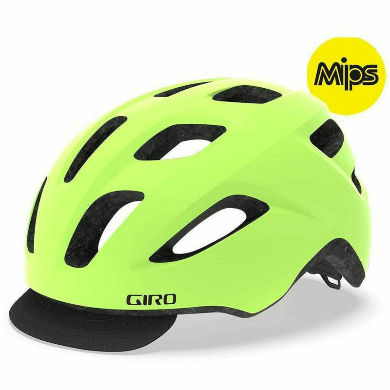 Giro Cormick MIPS Urban Helmet - Unisize 54-61 CM Matt Highlight Yellow / Black