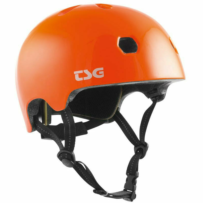 TSG Meta Sprayed Helmets Gloss Orange