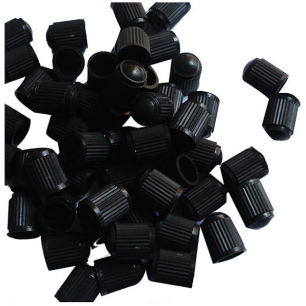 Rema Tip Top Valve Cap Plastic - Pack Of 100 Black
