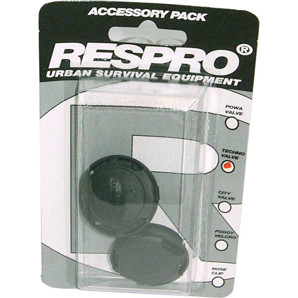 Respro Techno / City Valves - Pack Of 2 Black