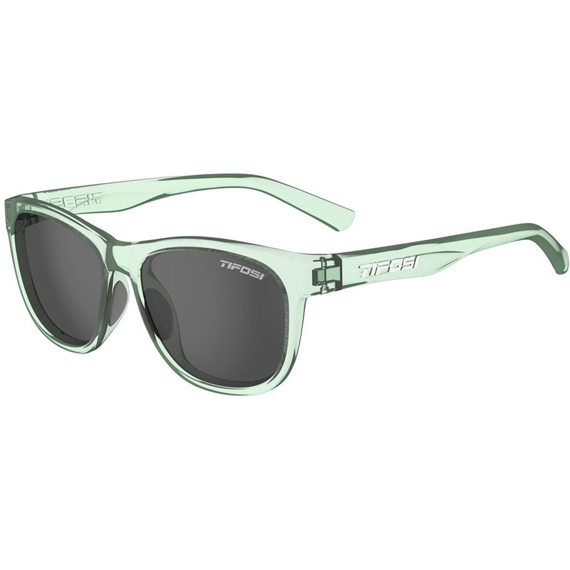 Tifosi Swank Single Lens Sunglasses Bottle Green / Smoke Polarized