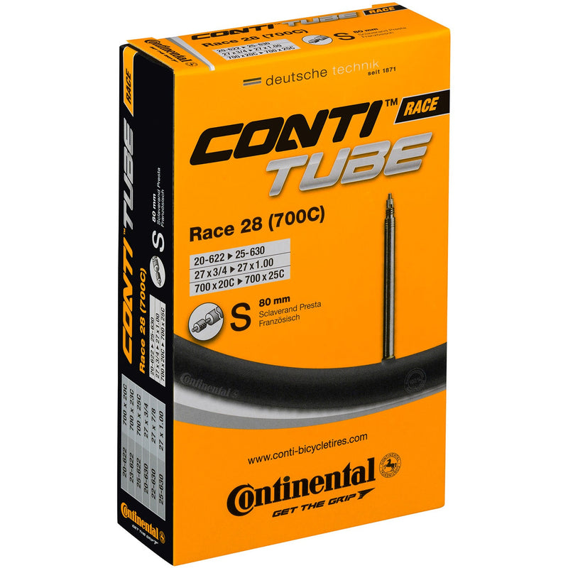 Continental Presta 80 MM Valve Race Tube Black