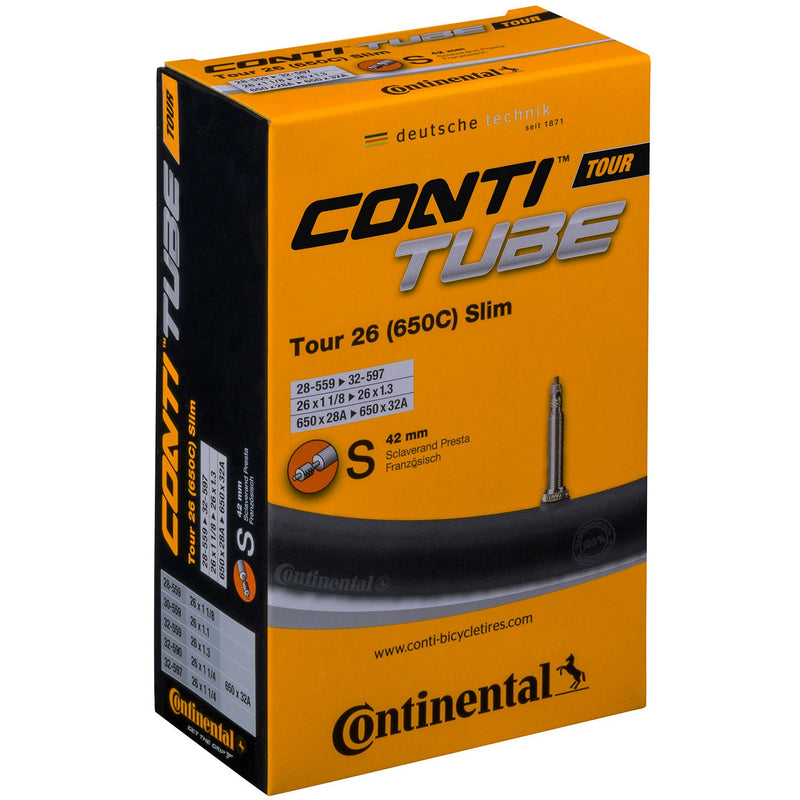 Continental Presta 42 MM Valve Tour Tube Black