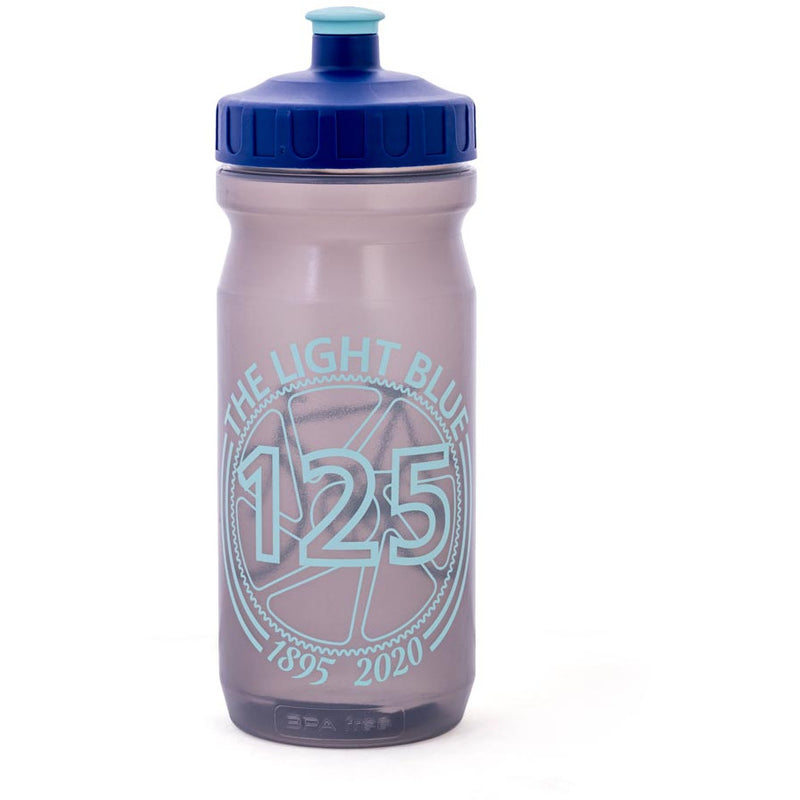 The Light Blue Sport 125 Year Logo Water Bottle Smoke