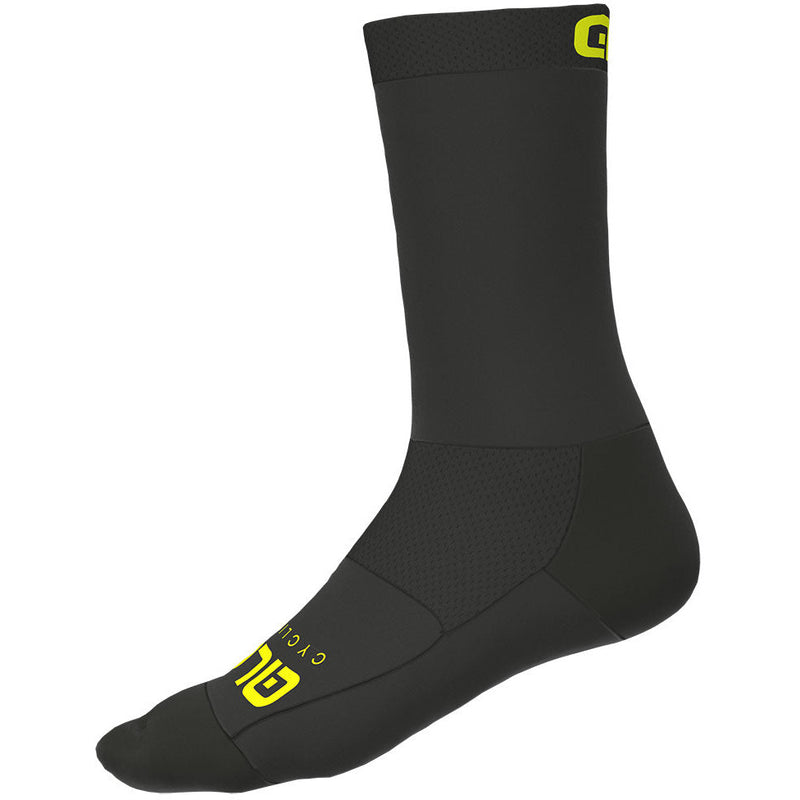 Ale Clothing Team Q-Skin 18 CM Socks Black