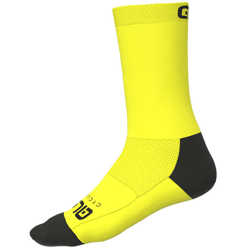 Ale Clothing Team Q-Skin 18 CM Socks Yellow