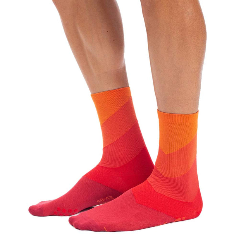 Ale Clothing Diagonal Digitopress Q-Skin 16 CM Socks Red