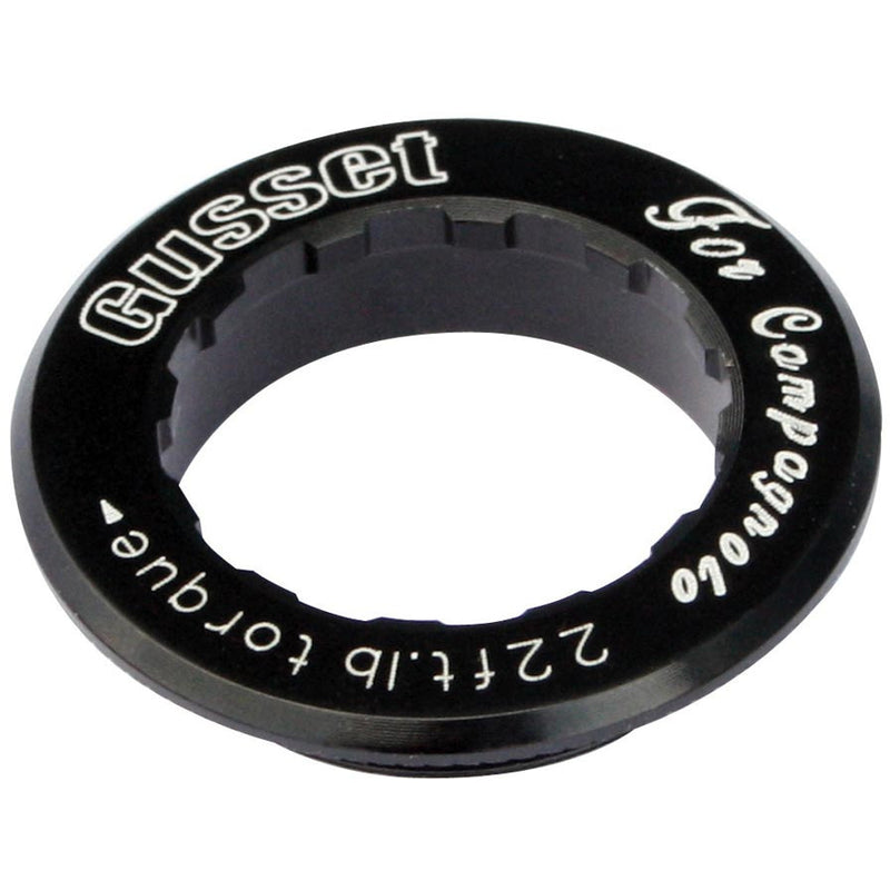 Gusset Components Campy SS Lockring Black