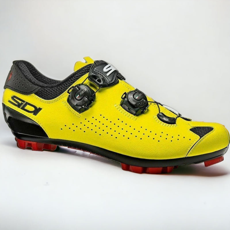 EX Display Sidi Eagle 10 MTB Shoes Black / Fluo Yellow - 41