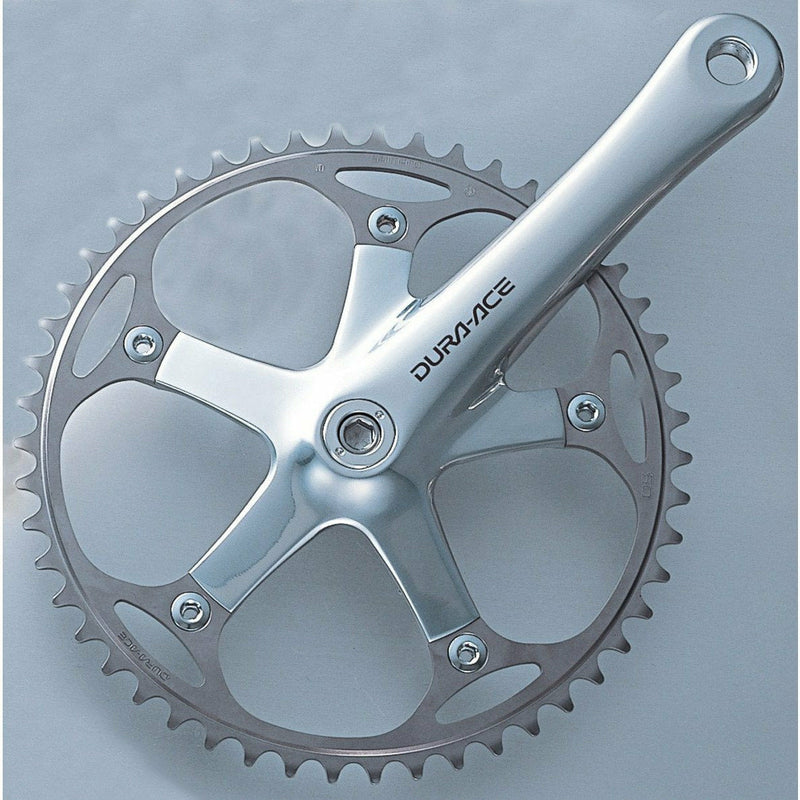 Shimano Dura-Ace FC-7710 Track Crankset Without Chainring Silver