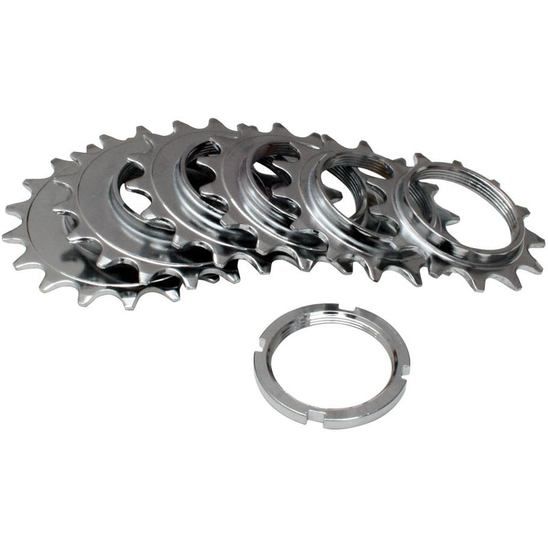 Gusset Components 3/32 Fixed Sprockets Silver