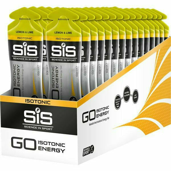 Science In Sport GO Isotonic Energy Gel Tube - Box Of 30 Lemon / Lime
