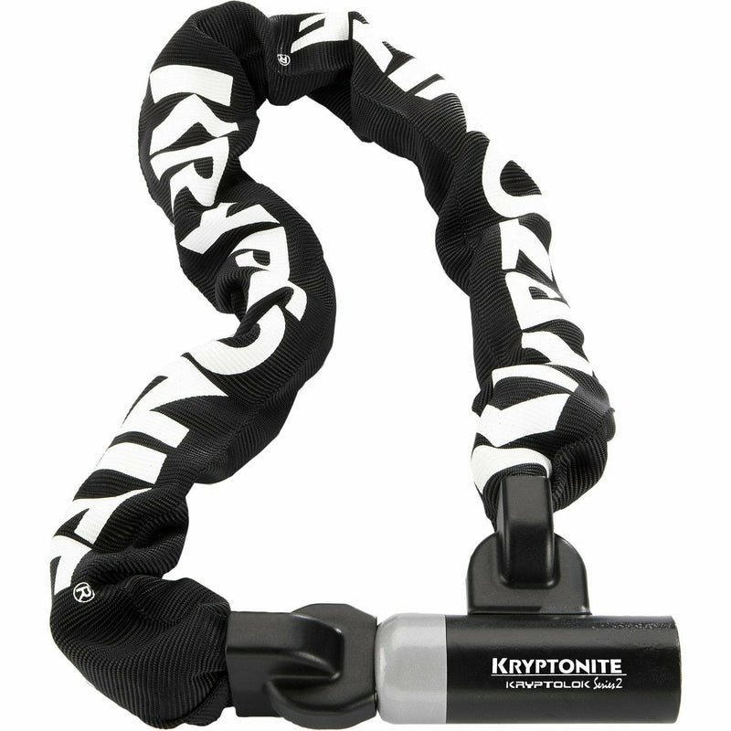 Kryptonite Kryptolok 995 Integrated Chain Silver Sold Secure Black / Silver