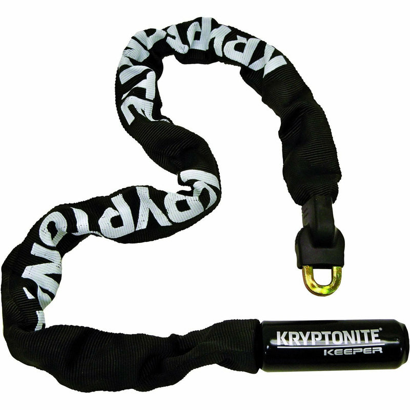 Kryptonite Keeper 785 Integrated Chain Silver Sold Secure Black