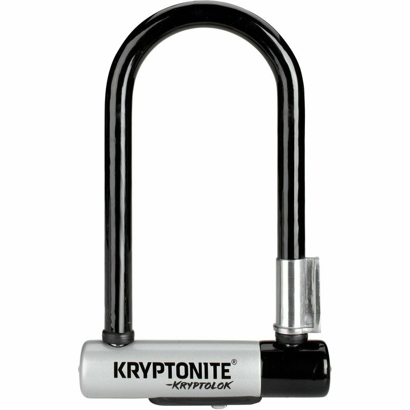 Kryptonite Kryptolok Mini U-Lock With Flexframe Bracket Sold Secure Gold Black / Silver