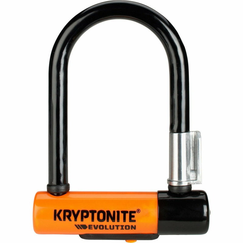 Kryptonite Evolution Mini-5 With Flexframe U Bracket Gold Sold Secure Black / Orange