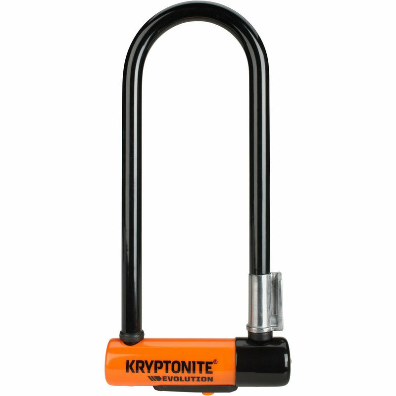 Kryptonite Evolution Mini-9 With Flexframe U Bracket Gold Sold Secure Black / Orange